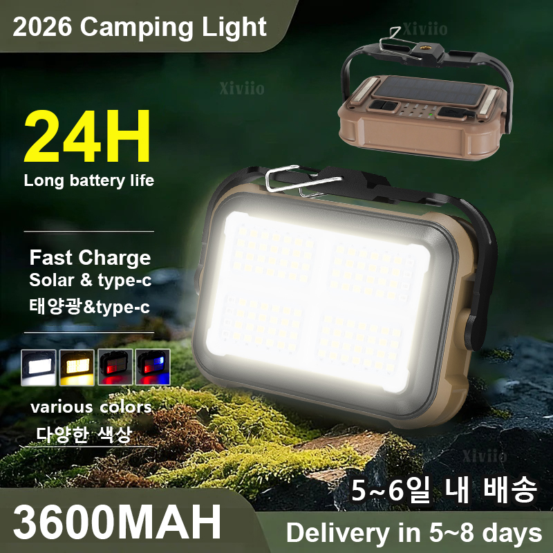 Renewable Energy Sources - 2026 nieuwste draagbare oplaadbare campinglantaarn 3600