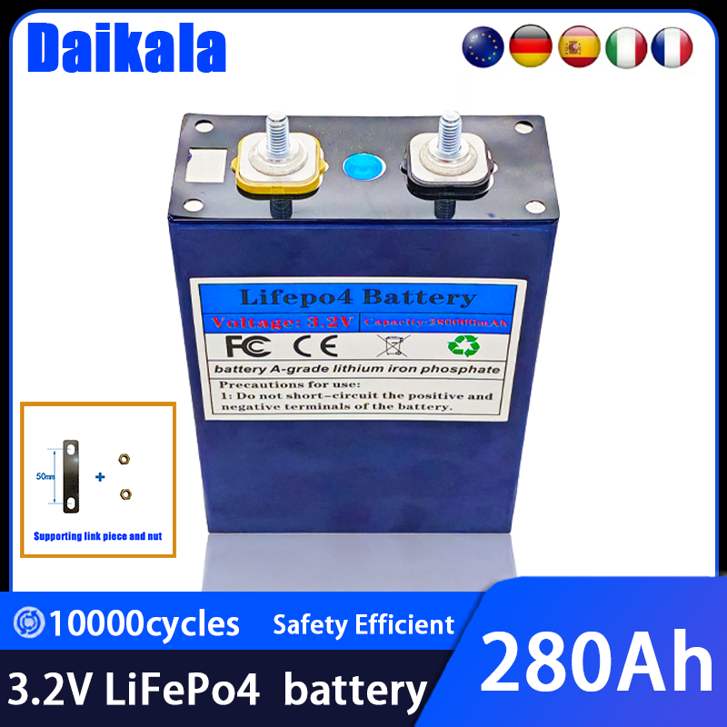Renewable Energy Engineering - NIEUWE 3.2 V 280Ah LiFePO4 Batterij