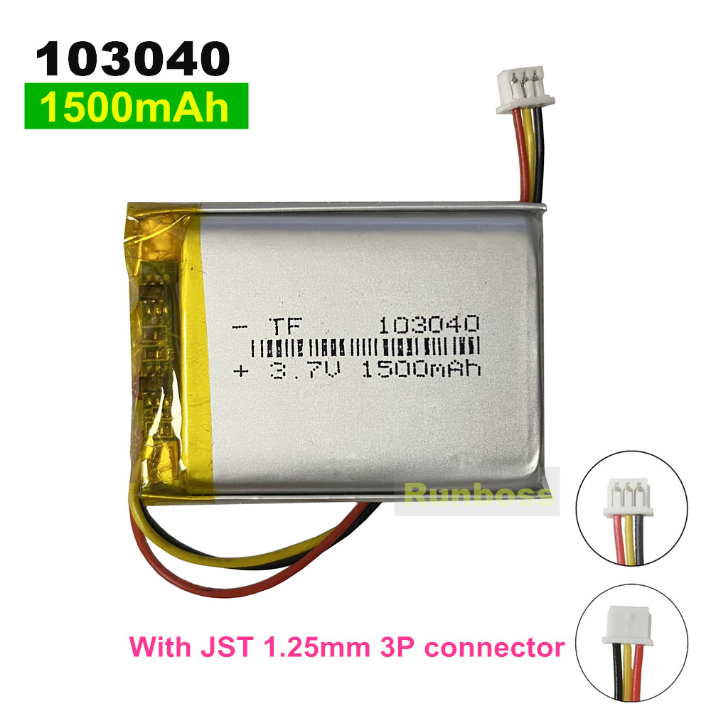 Renewable Energy Sources - 1-10PCS 103040 3.7V 1500mAh Polymeer Lithium