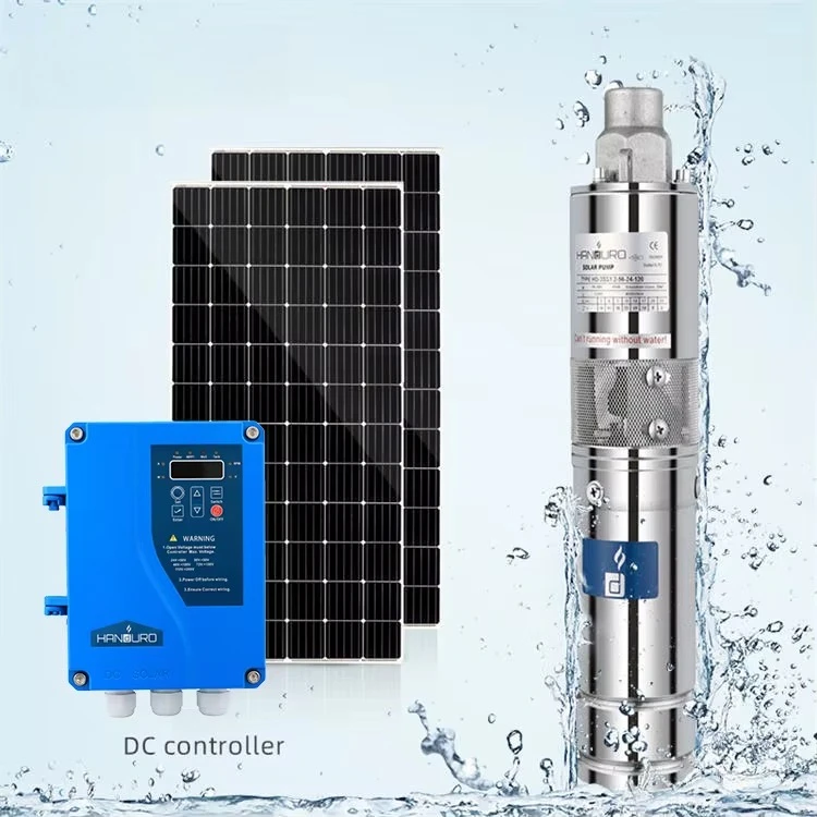 Solar Water Pump - 24V 120W 1,2m³/h 56M op zonne-energie