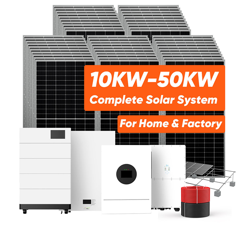 Off Grid Solar Kit - All-in-one zonne-energiesysteem 10KW 30KW 50KW hybride