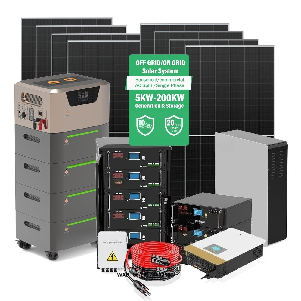 Off Grid Solar Kit - Complete zonne-energiesysteem 5KW 10KW 110V 220V