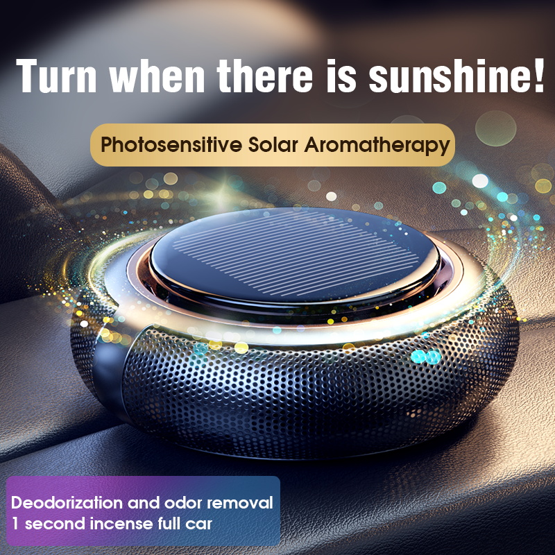 Renewable Energy Engineering - Nieuwe Hoogwaardige Zonne-energie Roterende Aromatherapie Auto