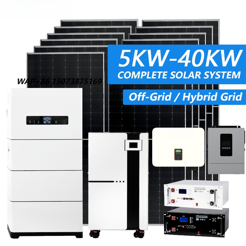 Off Grid Solar Kit - Complete 20kW hybride off-grid zonne-energiesysteem kit