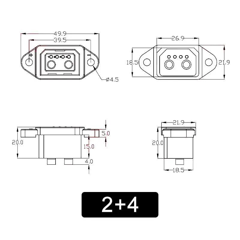 Xt60/Tx90 Tot 2 + 4/2 + 6 Wire - Renewable Energy Engineering recensie en prijs