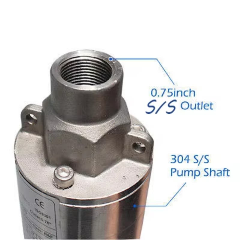 DC hogedruk 48V 120m diepe put - Solar Water Pump recensie en prijs