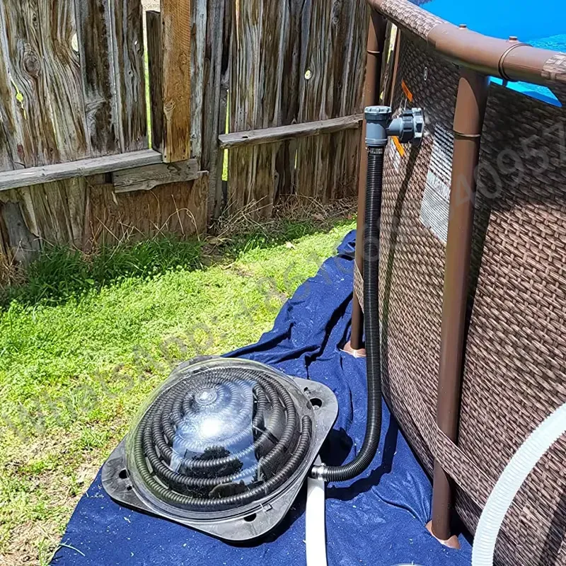 Draagbaar zwembad zonne-verwar - Solar Water Pump recensie en prijs