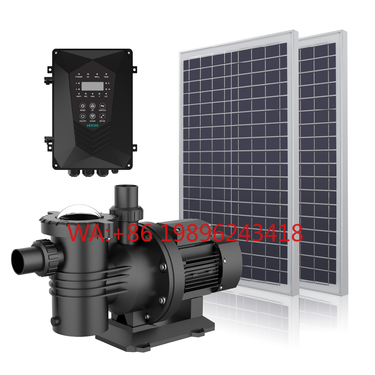 VEICHI AC/DC hybride aangedrev - Solar Water Pump recensie en prijs