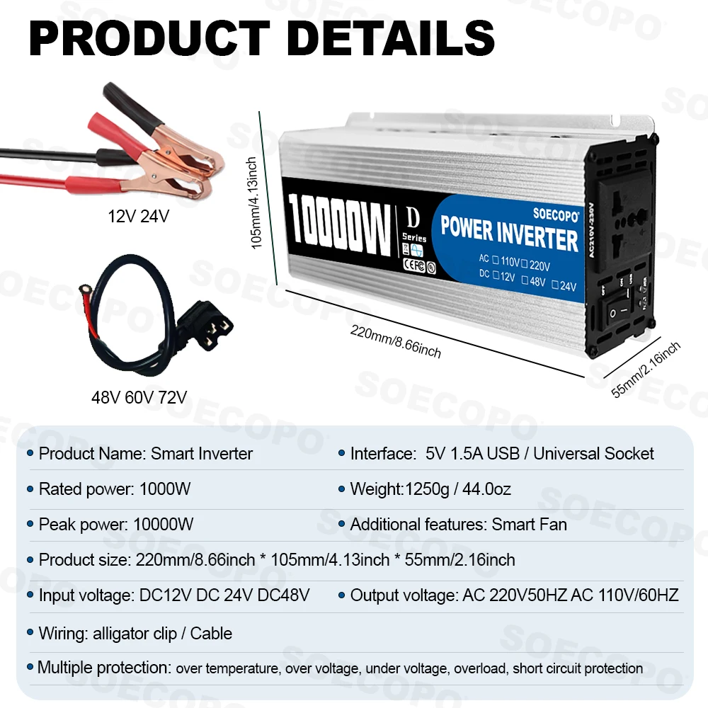 10000W zonnegeneratorset 500W  - Off Grid Solar Kit recensie en prijs