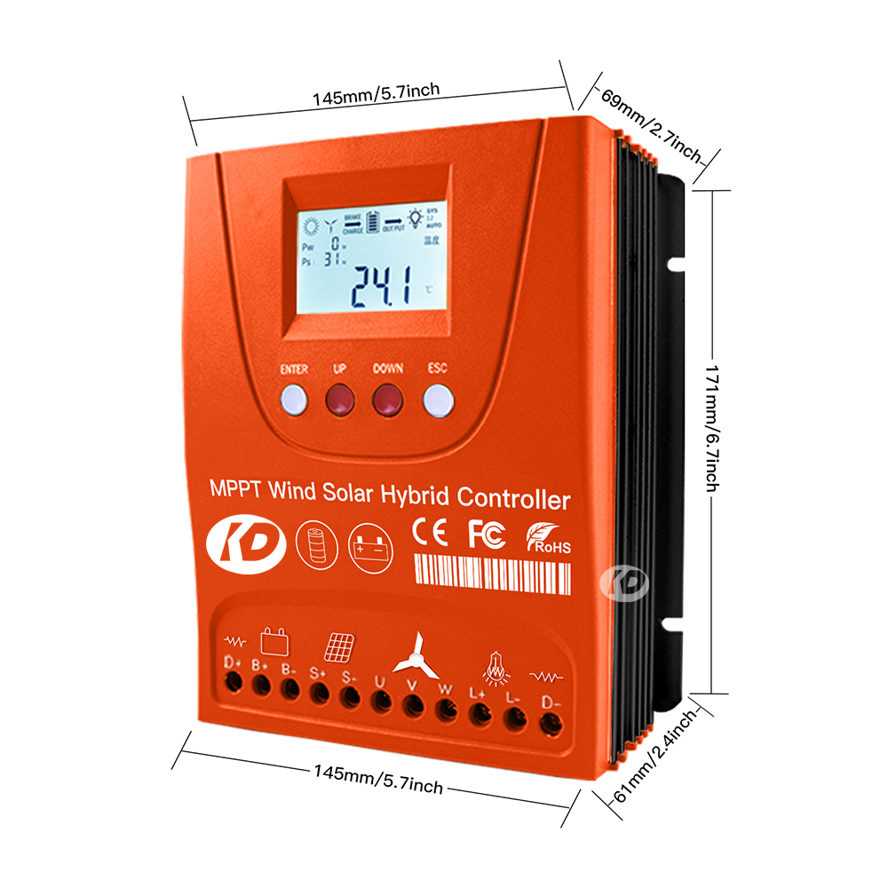 Mars Rock 2KW 2.4KW 12V/48V Mp - Wind Solar Hybrid Kit recensie en prijs
