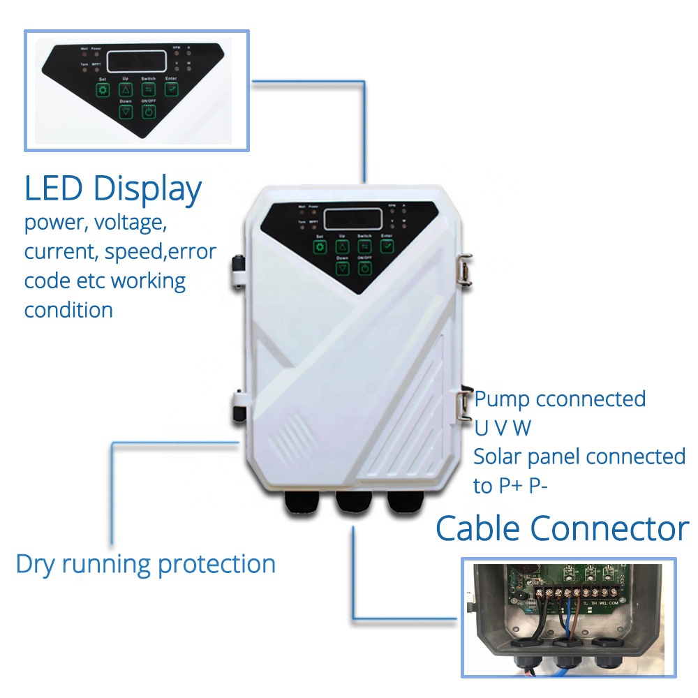 Hogedruk irrigatiepomp 1,25 in - Solar Water Pump recensie en prijs