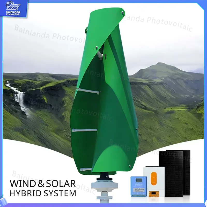 5kW 10kW Hybride Zonne-Windtur - Wind Solar Hybrid Kit recensie en prijs
