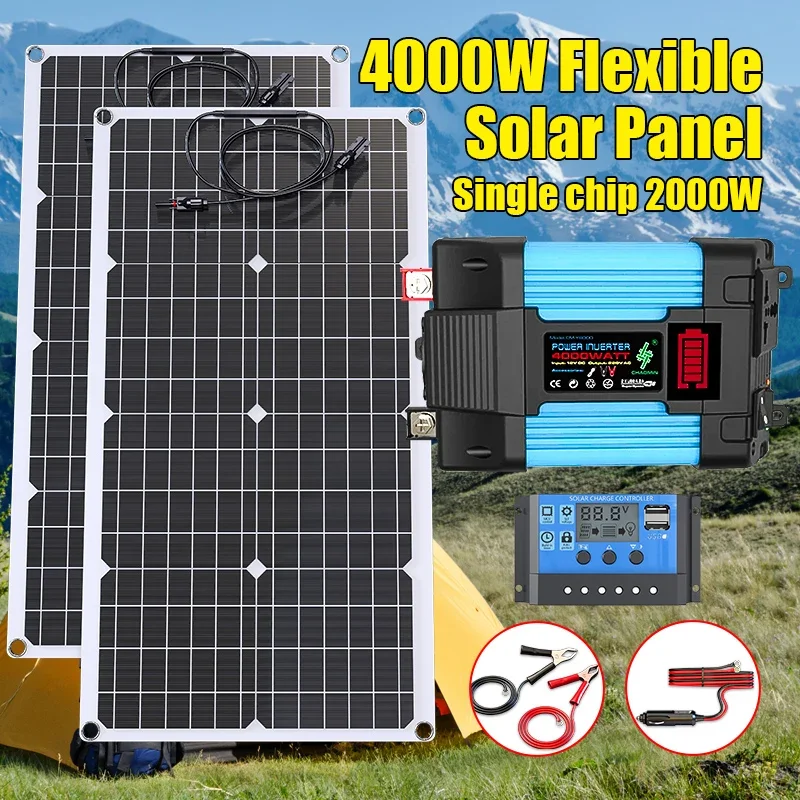 4000W zonnepaneelkit 12V tot 1 - Off Grid Solar Kit recensie en prijs
