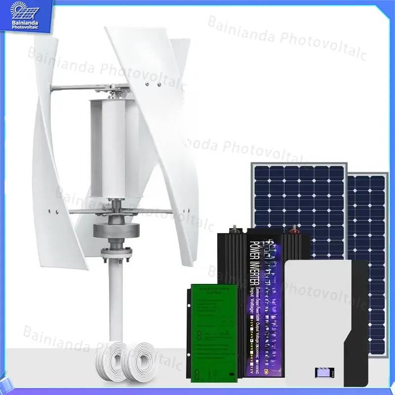 Verticale windturbinegenerator - Wind Solar Hybrid Kit recensie en prijs