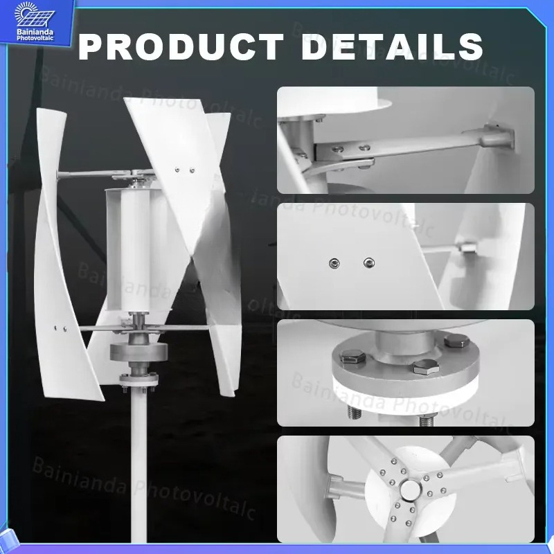 Verticale windturbinegenerator - Wind Solar Hybrid Kit recensie en prijs